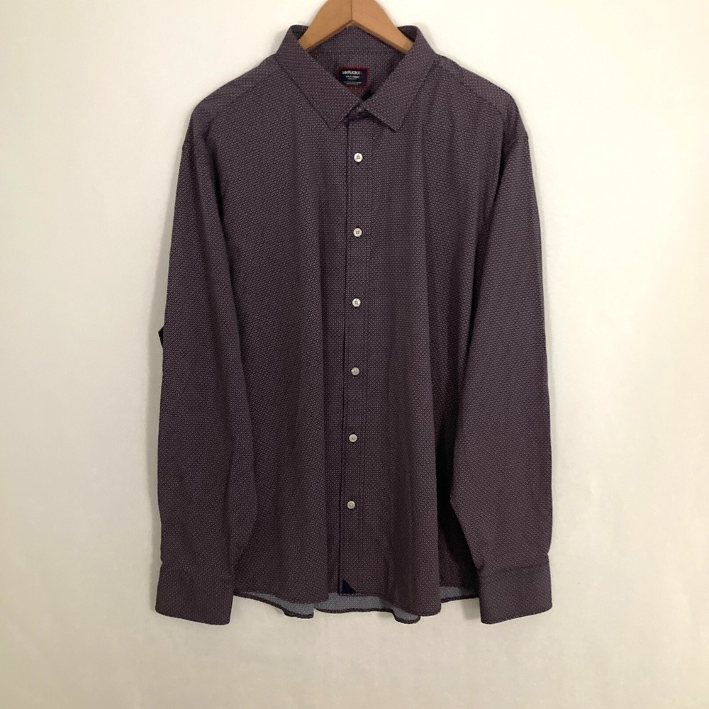 Untuckit Peraldi Shirt Mens XXXL Performance Long Sleeve Lightweight Preppy